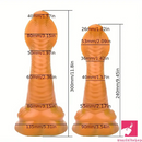 9.45in 11.8in Fantasy Animal Snake Cock Silicone Soft Dildo For Adults