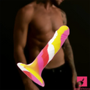 5.71in Silicone Soft Rainbow Cock Dildo For Increased Orgasm