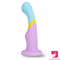 5.83in Unisex Silicone Soft Rainbow Dildo Adult Toy For Gay LGBT