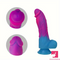 8.07in Colorful Silicone Soft Big Dildo For Women Men Sex Toy