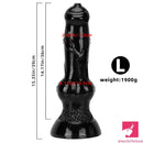 7.48in 14.17in 15.35in Big Black Thick Dog Penis Odd Animal Dildo