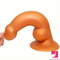 6.88in Lifelike Thick Silicone Soft Dog Penis Dildo For Anal Expansion