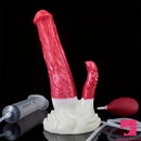 8.86in Ejaculating Big Silicone Soft Odd Dildo For Men Anus Sex