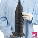 14.37in Fantasy Long Big Silicone Soft Black Dildo Anal Plug For Anus