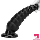 10.63in Realistic Big Silicone Black Dildo Butt Plug For Anal Orgasm