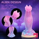 7.59in Real Silicone Soft Luminous Monster Dildo For Anal Expansion