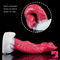 9.06in Real Cock Big Monster Penis Soft Silicone Dildo Vaginal Expander