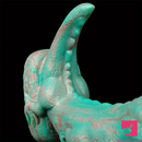 8.66in Fantasy Animal Dinosaur Monster Silicone Thick Soft Dildo For Sex