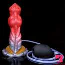 7.87in Real Silicone Soft Monster Squirting Dildo For Anal Expansion