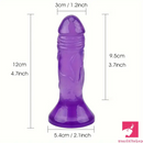 4.7in Clear Small Jelly Penis Dildo For G-Spot Vaginal Sex Stimulation