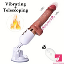 5.51in Lifelike Silicone Heating Thrusting Rotating Vibrating Dildo