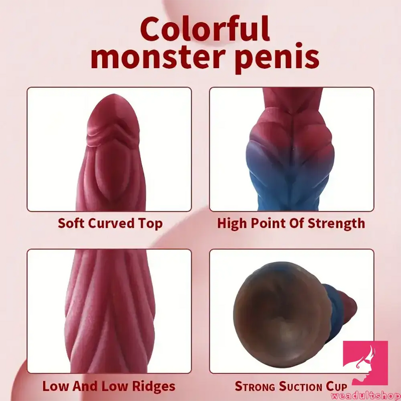 11.61in Fantasy Monster Cock Silicone Soft Dildo For Women G Spot Sex