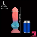 7.08in 7.48in 9.44in 10.23in 13in Silicone Soft Big Glowing Dog Penis Dildo