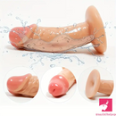 4.33in Mini Realistic Female Male Flesh Like Real Dildo With Suction Cup