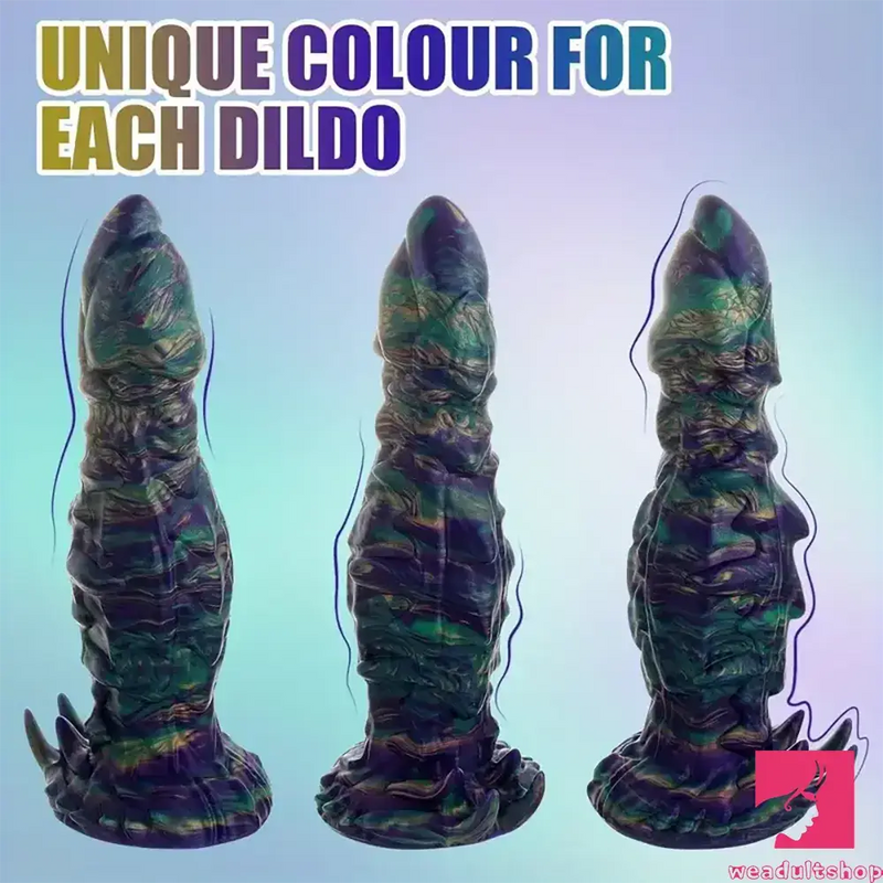 9.84in Body Safe Silicone Big Soft Monster Suction Cup Dildo For Women