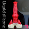 10.01in Big Animal Horse Cock Silicone Soft Cock Dildo For Clit Dilator