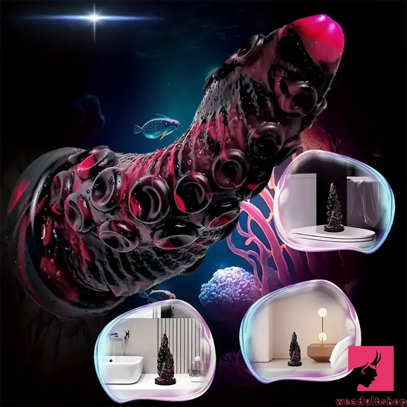 7.87in Fantasy Monster Octopus Tentacle Silicone Dildo For Couples