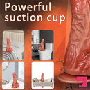 9.44in Realistic Large Silicone Soft Anal Dildo For Adult Couple Sex