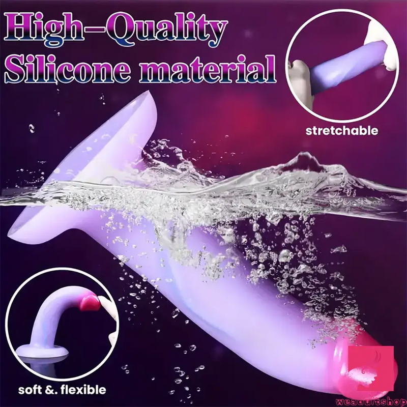 7.6in Realistic Silicone Soft Dildo Sex Toy For Women Men Sex Love