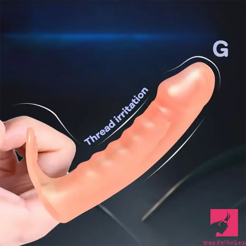 3.42in Middle Finger Sleeve Cock Dildo For Anal Prostate Vagina