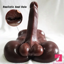 7.1in Silicone Flexible Dildo With TPE Sex Torso For Couples Gay