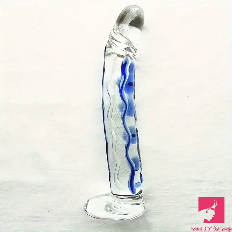 6.5in Premium Crystal Glass Dildo Sex Toy For Vagina Glass Love Toy