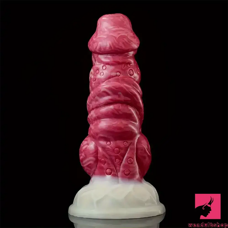 6.89in Liquid Silicone Monster Fantasy Dildo For Couples Solo Anal Play