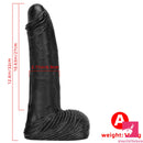 12.6in 14.17in Super Large Long Thick Black Real Anal Dildo For Men