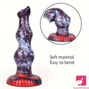 7.87in 7.99in 9.25in Soft Silicone Dog Dildo For Vagina Sex Play