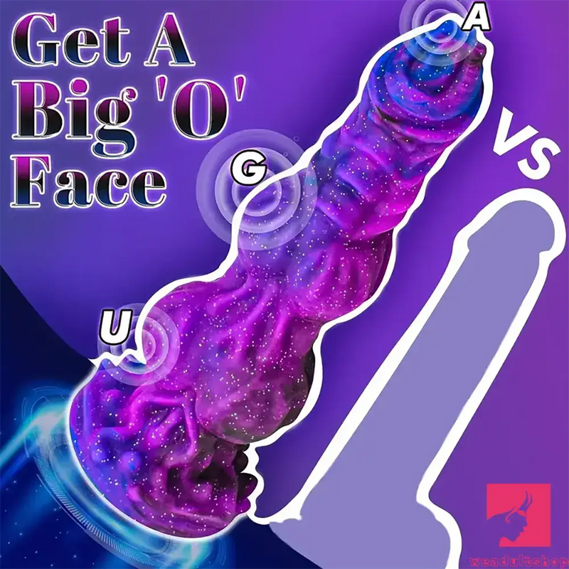 9.65in Fantasy Soft Silicone Monster Dildo For Couples Sex Love Toy