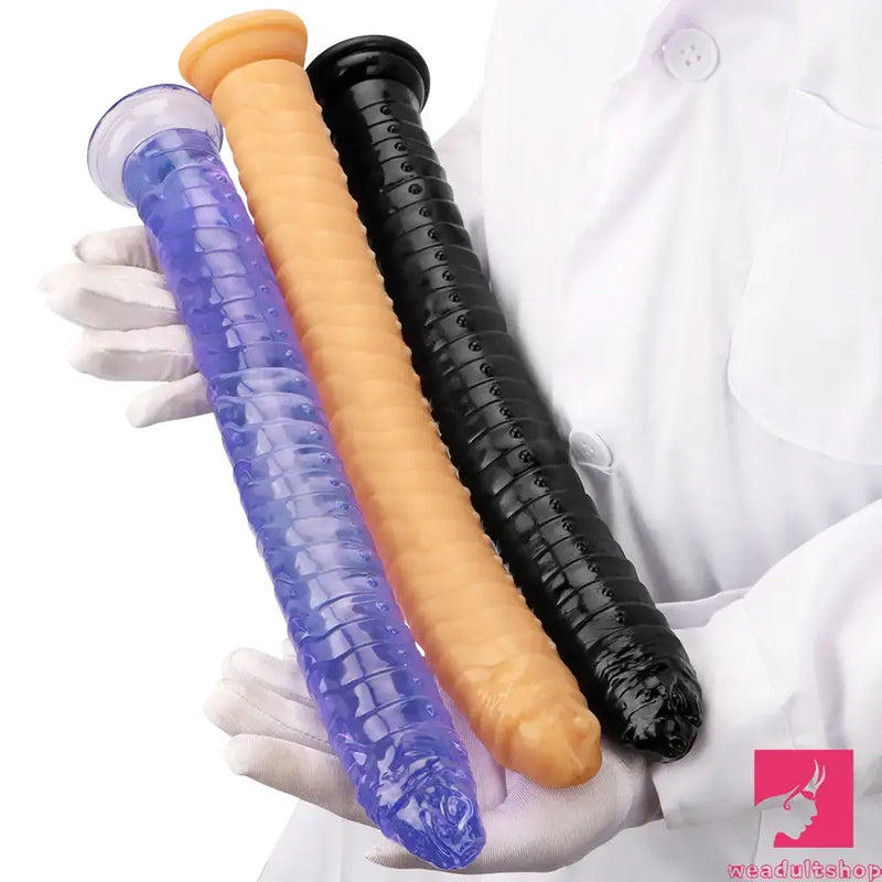 15.35in Long Huge Colorful Dildo For Anal Vaginal Expansion Adult Toy