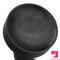 10.63in 12.6in 13.77in Silicone Big Soft Curved Black Mushroom Dildo