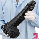 12.6in 14.17in Super Large Long Thick Black Real Anal Dildo For Men