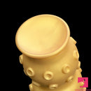 6.7in 9.84in 13.38in Gold Silicone Animal Octopus Big Butt Plug Dildo