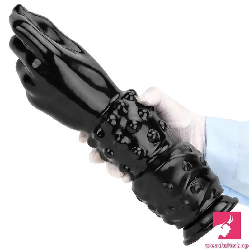 7.67in 11.41in 14in Large Thick Black Hands Fist Dildo For Vaginal Sex