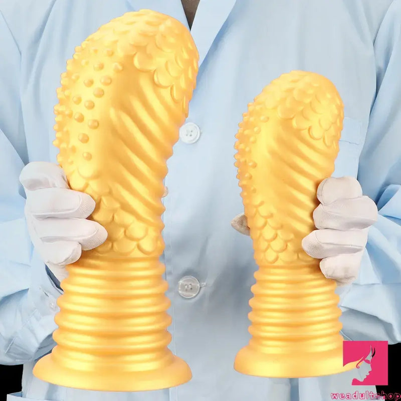 6.1in 8.46in 10.43in Soft Real Silicone Thick Fantasy Butt Plug Dildo