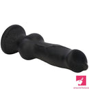 7.28in 7.48in 9.64in 10.62in 13in Big Black Silicone Dog Knotted Dildo