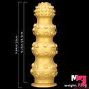 6.7in 9.84in 13.38in Gold Silicone Animal Octopus Big Butt Plug Dildo