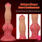 7.48in 9.45in 11.02in 12.99in Soft Liquid Silicone Big Dog Knotted Dildo