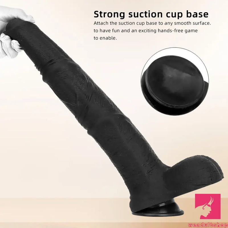 16.14in Super Long Silicone Huge Soft Animal Horse Cock Male Dildo