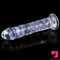 6.5in 7.68in 9.65in Clear Real Dildo For G-Spot Vaginal Sex Love Stimulation