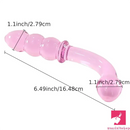 6.1in 6.3in 6.49in Glass Crystal Dildo For Female Male Sex Orgasm