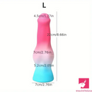 5.31in 7.09in 8.66in Odd Animal Dog Cock knot Silicone Thick Soft Dildo