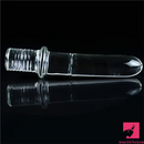 6.69in 6.88in 7.08in 7.28in Clear Glass Crystal Dildo With Handle Sex Toy