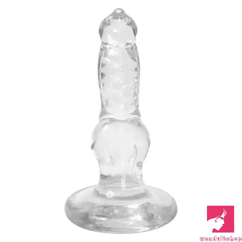 6.69in Fantasy Animal Dog Penis Dildo For Climax Self Pleasure