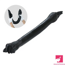 25.59in Fantasy Silicone Soft Huge Long Black Hand Fist Anal Dildo