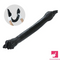 25.59in Fantasy Silicone Soft Huge Long Black Hand Fist Anal Dildo