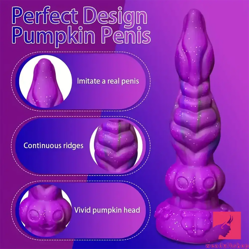 9.4in Soft Liquid Silicone Big Alien Dildo For Sex Orgasm Adult Toy