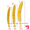 7.09in 7.48in 9.65in Glass Banana Dildo For For Men Women Love