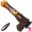 9.05in 4in1 Heating Thrusting Vibrating Rotation Remote Horse Cock Dildo